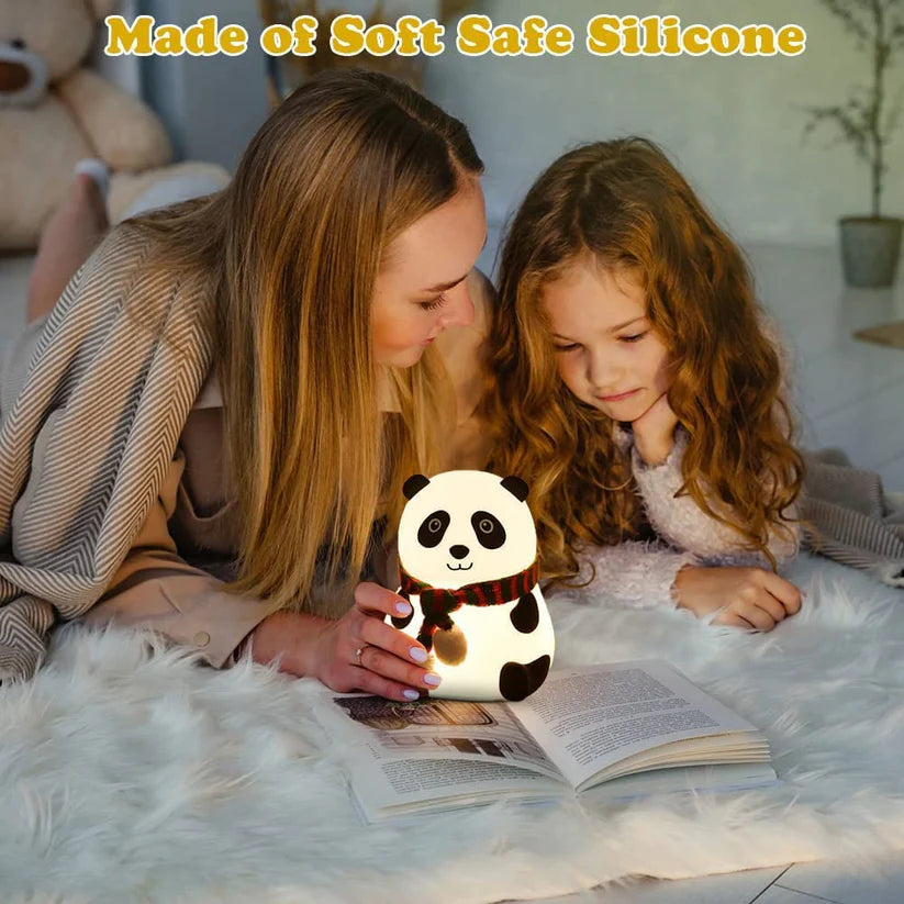 CUTE PANDA TOUCH SILICONE LAMP