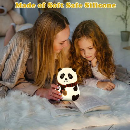 CUTE PANDA TOUCH SILICONE LAMP