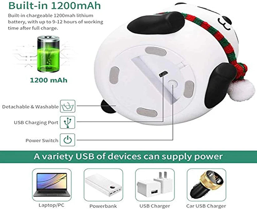 CUTE PANDA TOUCH SILICONE LAMP