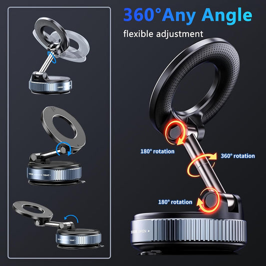 360° Vacuum Suction Phone Holder